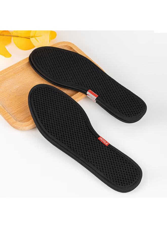 Footoppo Bamboo Charcoal Deodorizing Insoles For Men, Summer Sports Military Training Ultra-soft Sweat-absorbing Breathable Odor-eliminating Insoles For Summer Me