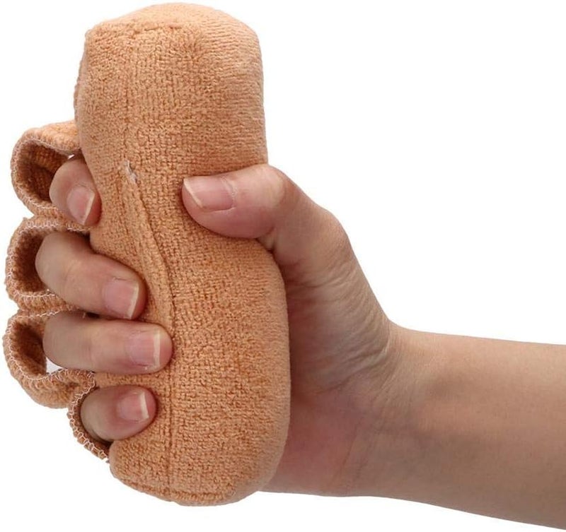 klarako Fingers Separation Pad Hand Grip Finger Seperator Anti-Bedsore Elder Finger Caring Accessory(Brown) - Image 4