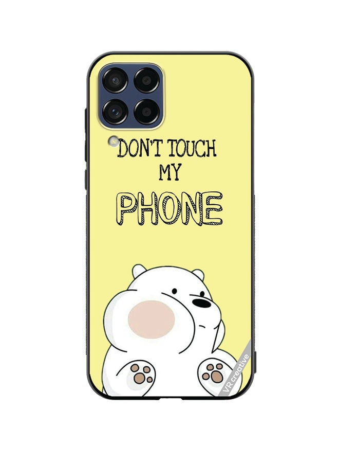 VR CREATIVE Protective Case Cover For Samsung Galaxy M53 Dont Touch My Phone Design Multicolour - Image 1