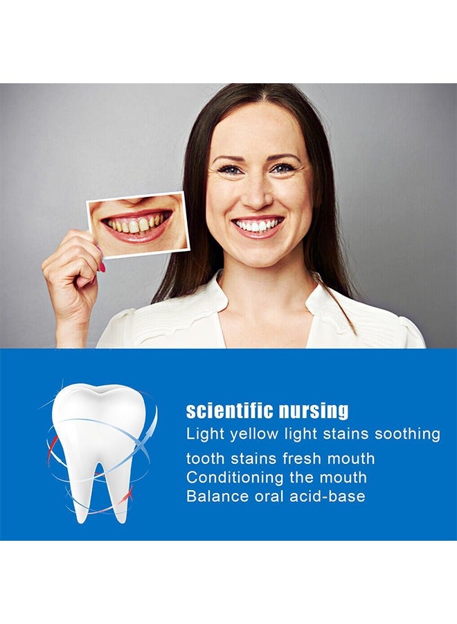 EELHOE Teeth Whitening Essence - Powder Clean Oral Hygiene Whiten Teeth Remove Plaque Stains Fresh Breath Oral Hygiene Dental Tools - Image 2