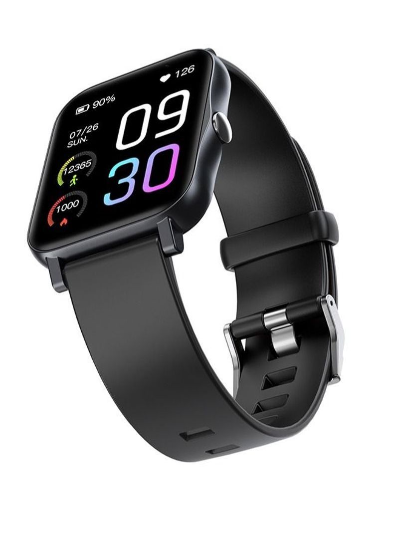 NIBEMINENT Fitness Tracker IP68 Waterproof Bluetooth Watch Black - Image 2