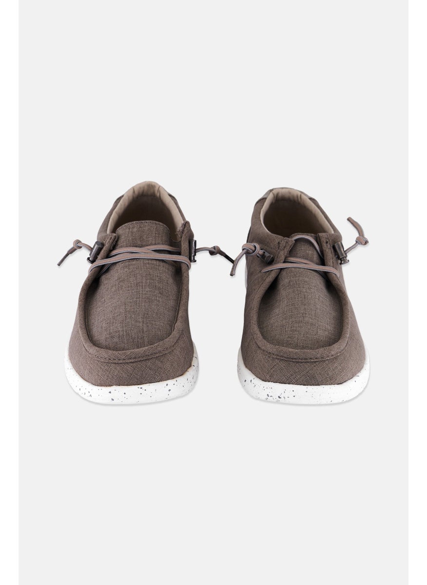 Sun Stone Men Medium Brian Lace Up Casual Shoes, Grey  - Image 4