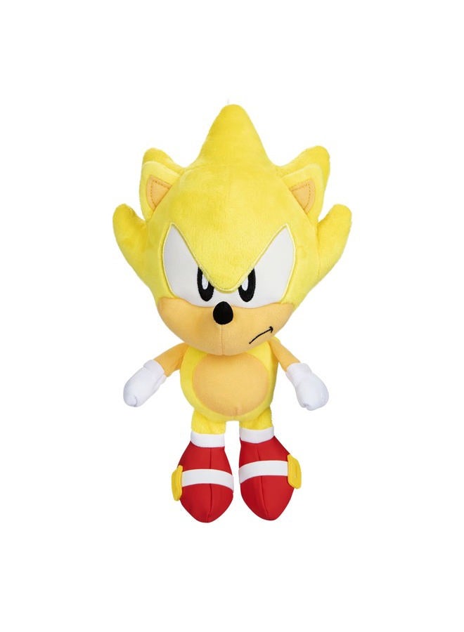 Sonic The Hedgehog Plush 9-Inch Super Sonic Collectible Toy - Image 1