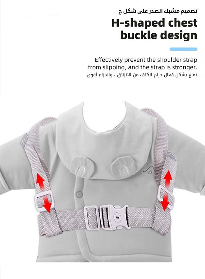 AGREON 3 in 1 Toddler Harness Leash + Anti Lost Wrist Link, Child Safety Harness Tether, Kids Walking Wristband Assistant Strap Belt for Parent Boys Girls Outdoor Activity - Image 4