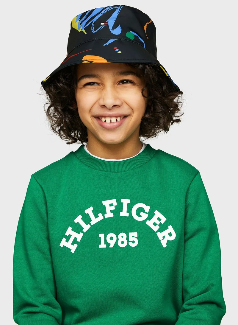 TOMMY HILFIGER Kids Printed Bucket Hat