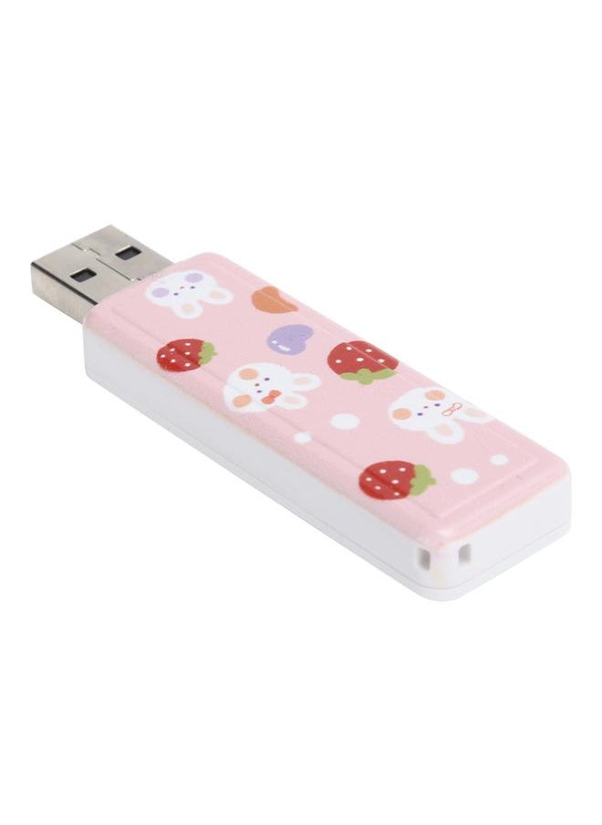 Thoraya Push-pull USB flash drive usb2.0 portable USB flash drive car USB flash drive push-pull-Strawberry Rabbit 32GB  - Image 3