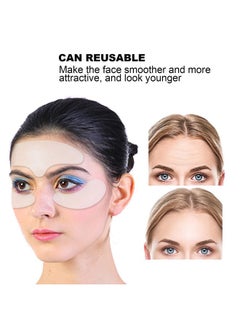 Brrnoo 5 Pieces Anti Wrinkle Patches Anti Wrinkle Forehead Patch Anti Wrinkle Stickers Forehead Line Removal Eyes Silicone Patch Reusable Supplies  - Image 2