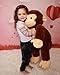 BENINY 30 Giant Plush Monkey Super Soft Huggable Stuffed Animal Cuddly Toy Pillow for Kids Adults for Bedtime Playtime - Image 4
