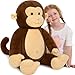 BENINY 30 Giant Plush Monkey Super Soft Huggable Stuffed Animal Cuddly Toy Pillow for Kids Adults for Bedtime Playtime - Image 2