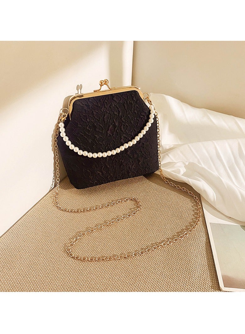 عام حقيبة كروس بودي جديدة من سلسلة اللؤلؤ للنساء حقيبة يد متعددة الوظائف حقيبة يد لؤلؤية حقيبة هدايا حقيبة يد مصغرة حقيبة يد