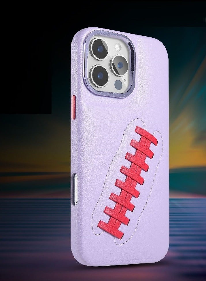 IP16 PRO MAX JSJM BACK CASE FOR APPLE IPHONE 16 PRO MAX ( Design 148 ) [Light Purple Color]