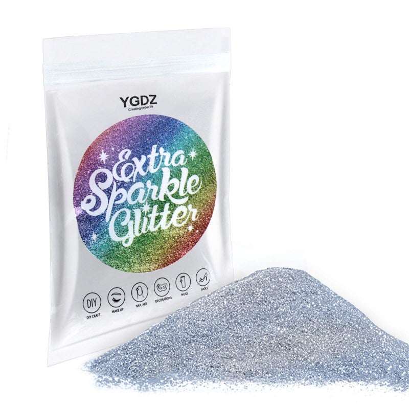 YGDZ Extra Fine Glitter - 150g/5.29OZ Holographic Glitter for Crafts, Resin Art & Festival Decor - Image 2