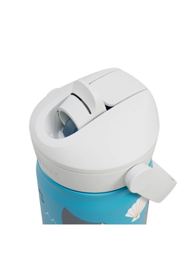 CAMELBAK زجاجة كاملباك ثرايف فليب ستراو للأطفال VSS - حياة المحيط، زجاجة ماء مقاومة للتسرب وخالية من BPA للمدرسة والسفر واللعب - 12 أونصة - Image 4