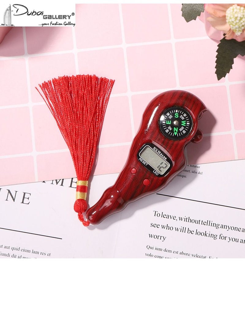 DubaiGallery Finger Counter-Islamic Tasbih Bead Portable Rotating Prayer Beads with Digital Counter Digital Finger Tasbeeh Misbaha Counter Prayer Islamic Tasbih Muslim Eid Gift - Image 1