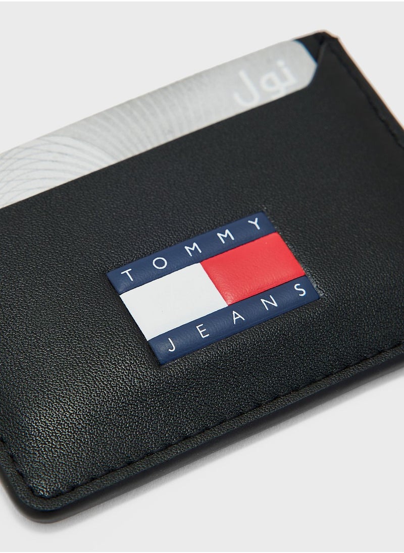 TOMMY JEANS - Heritage Leather Card Holder - Image 1