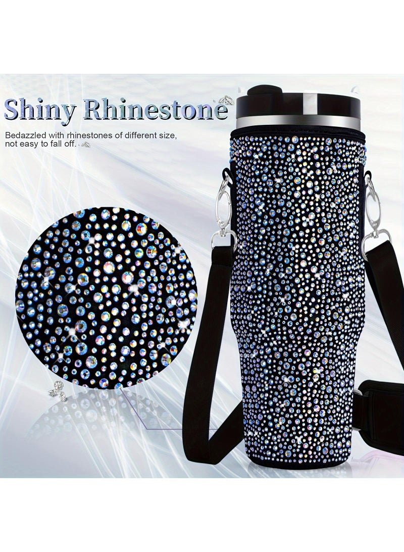 40oz Bucket Water Bottle Tote Bag - Stanley Cup Strap Bag with Adjustable Strap Personalized Accessories for Stanley Cup  - Image 1