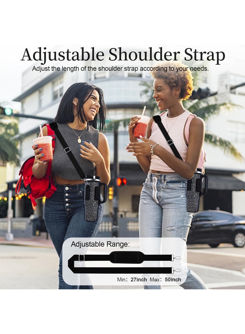 40oz Bucket Water Bottle Tote Bag - Stanley Cup Strap Bag with Adjustable Strap Personalized Accessories for Stanley Cup  - Image 2