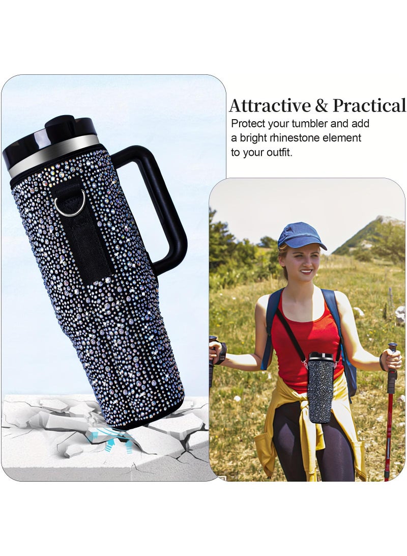 40oz Bucket Water Bottle Tote Bag - Stanley Cup Strap Bag with Adjustable Strap Personalized Accessories for Stanley Cup  - Image 3