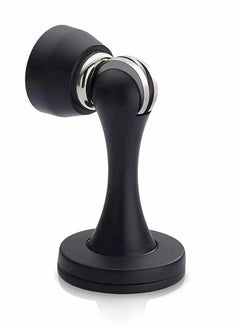 SYOSI Magnetic Door Stops Door Stopper Stainless Steel Magnetic Doorstop Brushed Satin Nickel, Black Wall Floor Mounted Door Holder Door Catch for Bedroom Bathroom Kitchen Home Office  - Image 1