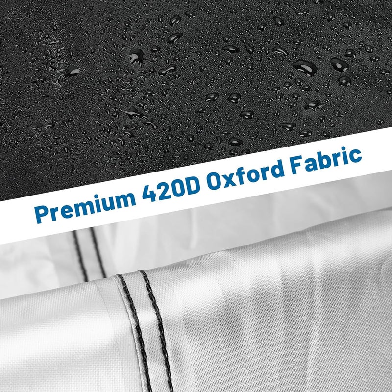 Guisong 72 inch Flat Top Grill Cover for Members Mark 4 Burner Griddle,Waterproof Outdoor Griddle Cover for Weber Slate 30 Griddle, Heavy Duty 36" Gas Covers for Black Stone 36 Inch Cooking Station - Image 3