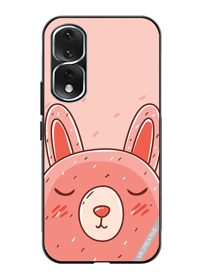 VR CREATIVE Protective Case Cover For Honor 80 Pro Sleeping Rabbit Design Multicolour - Image 1