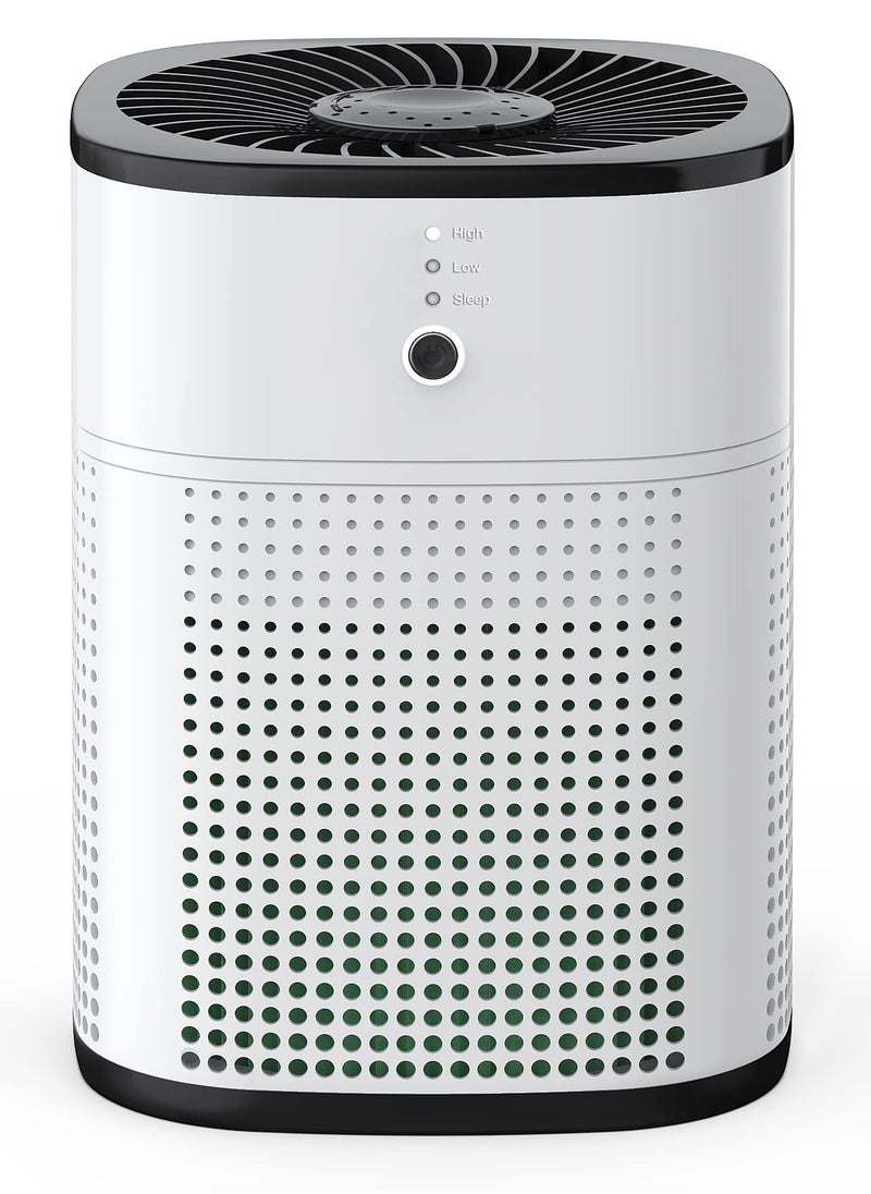 ibsun Air Purifiers for Bedroom, Room Air Purifier HEPA Filter for Allergies, Pet Dander Odor with Fragrance Sponge, Small Air Purifier with 24db Sleep Mode  - Image 1