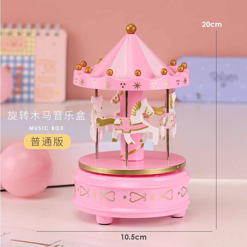 Shake The Sound Of The Same Children'S Rotating Music Box Creative Cartoon Music Box Chain Merry-Go-Round Gift Toy Stall - Image 1