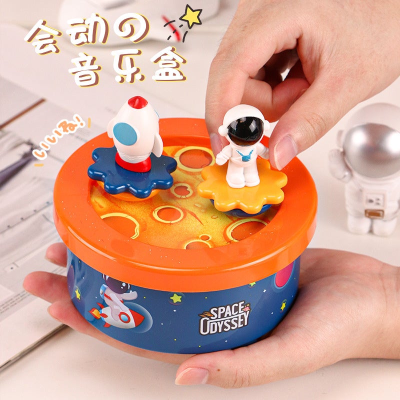 Shake The Sound Of The Same Children'S Rotating Music Box Creative Cartoon Music Box Chain Merry-Go-Round Gift Toy Stall - Image 3