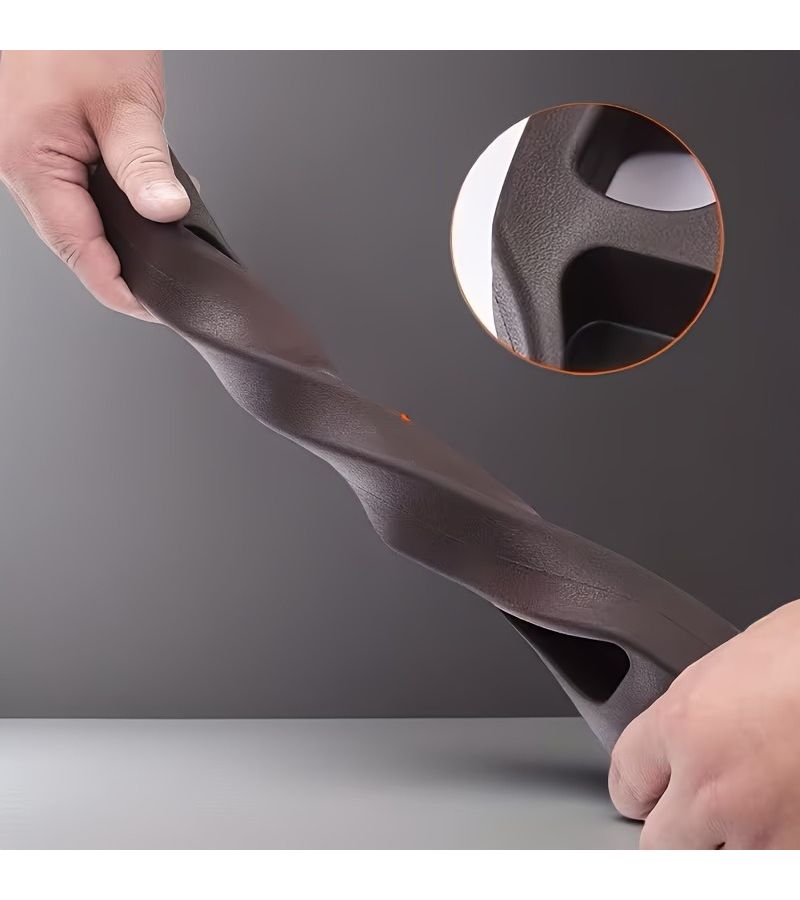 2 Pack Black Silicone Car Seat Gap Filler Strips Leak Proof Door Side Protectors Fit For In Car Storage - Image 5