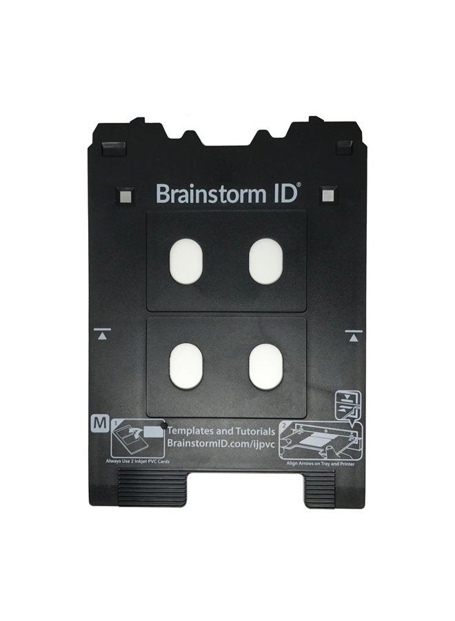 Brainstorm ID Inkjet PVC Card Tray for Canon PIXMA TS8020 and TS9020 (Canon M Tray Printers) - Image 1