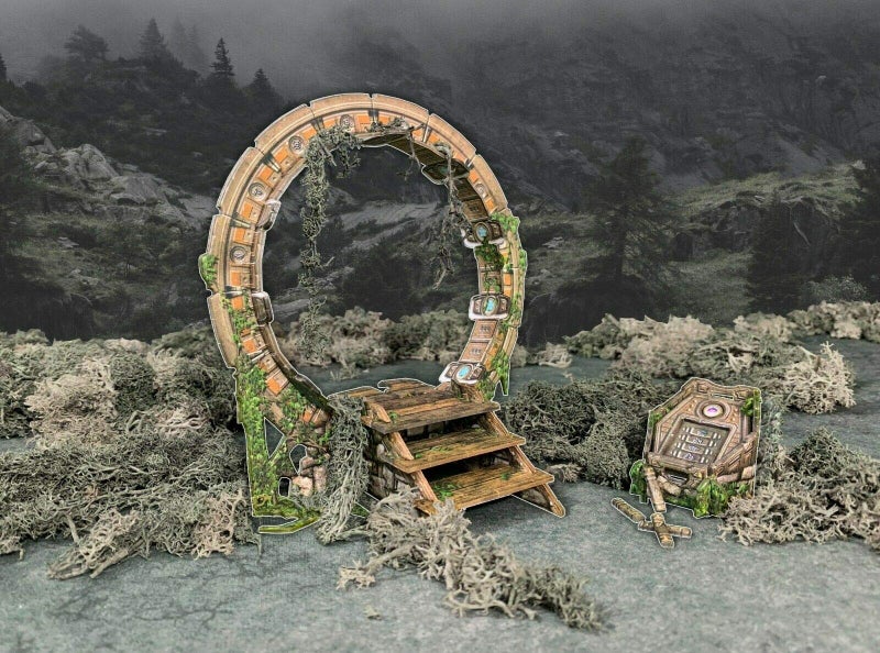 Battle Systems Fantasy Terrain Ancient Portal 2835mm DND DD RPG Wargames HistoricalFantasy Card Scenery - Image 4