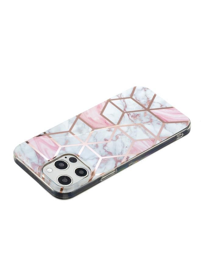 Zaboon Case For iPhone 12 / 12 Pro Electroplated Marble Pattern TPU Phone Case - Image 3
