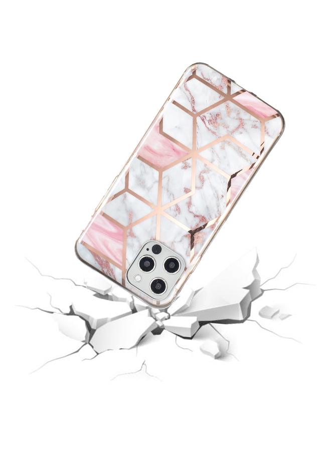 Zaboon Case For iPhone 12 / 12 Pro Electroplated Marble Pattern TPU Phone Case - Image 4