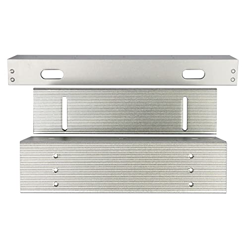 Visionis FPC-5192 600lbs Indoor Electromagnetic Lock with 600 lbs L and Z Bracket for Inswinging Door Access Control Maglock - Image 5