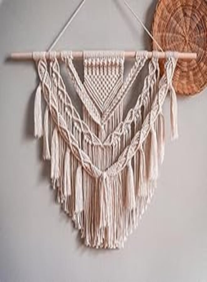 Macrame Pattern wall hanging Handmade