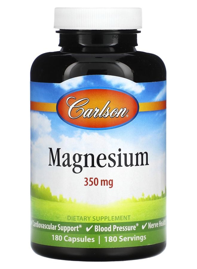 Magnesium 350 mg 180 Capsules