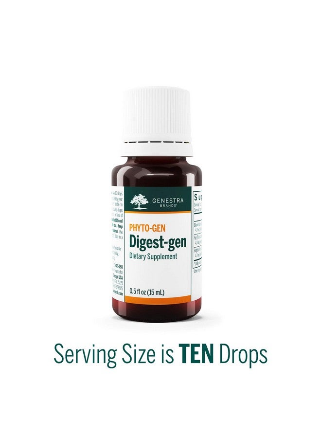 Genestra Brands Digest Gen ; Black Alder Fig And English Walnut Herbal Supplement ; 0.5 Fl. Oz. - Image 4