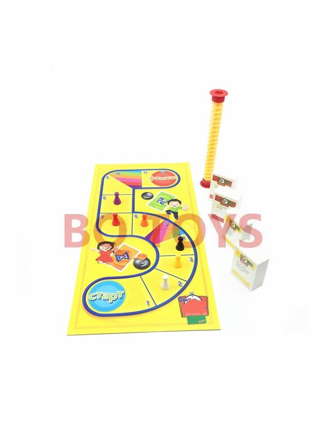 Bluejw RUSSIAN GAME FOR KIDS Russian Russian Board Game Children's Card 5 Seconds Thinking Brain Answer Game - Image 3