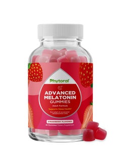 Phytoral Melatonin Gummy Vitamins Sleep Supplement - Natural Adult Melatonin Gummies 5mg Deep Sleep Supplement - Melatonin 5mg Mood Support Restful Sleep Gummies and Nighttime Immunity  - Image 1