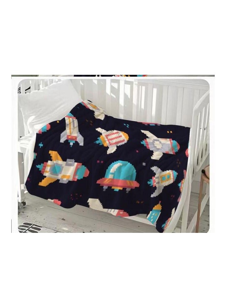 general Flannel thin blanket (warm and comfortable, suitable for sleep, gaming, dust removal and sandproof) 150cm*200cm - 774 - Image 3