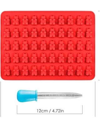 Silicone Candy Molds and Ice Cube Trays, 50pcs Silicone Candy Molds for Chocolate, Jelly, Soap Molds Candy Shape, with Diameter (18.5*13.5*1cm) - pzsku/Z1FE2AE39C47AC2C4CE54Z/45/1744636642/4d737d5e-4553-423b-b716-d2b52629c5ae