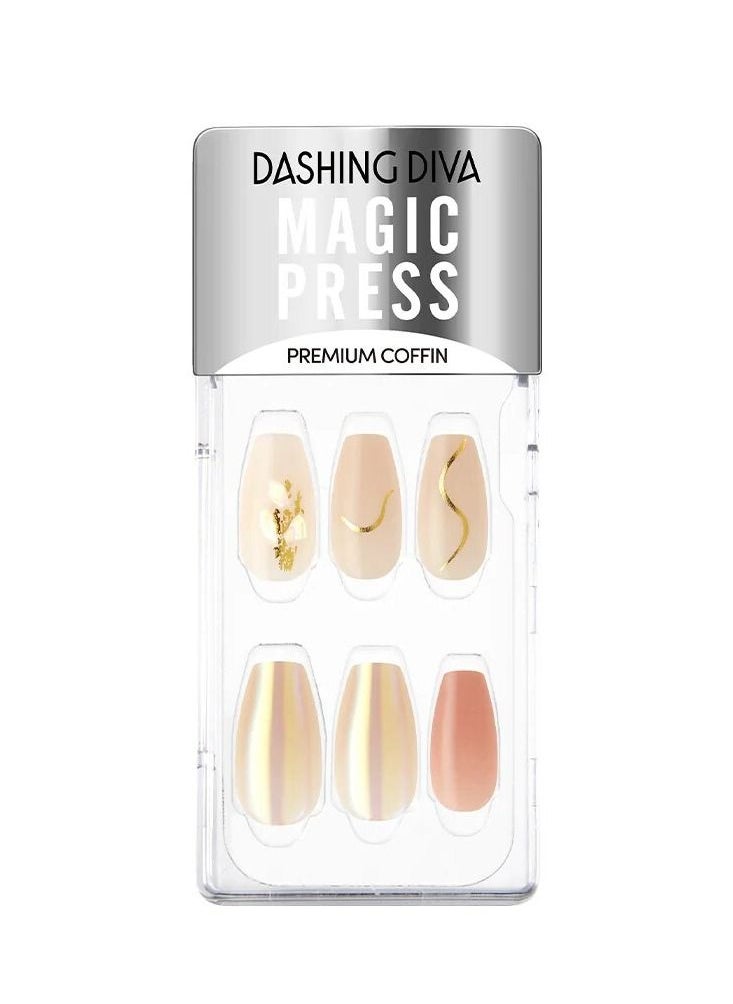 DASHING DIVA Magic Press quiet pink - medium fresh shape  - Image 1