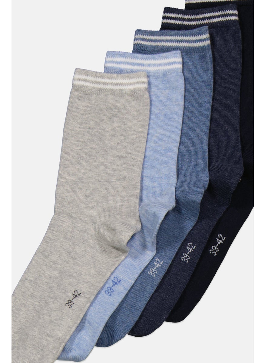 Tchibo Kids Boy 5 Pairs Knitted Crew Socks, Multicolor  - Image 2