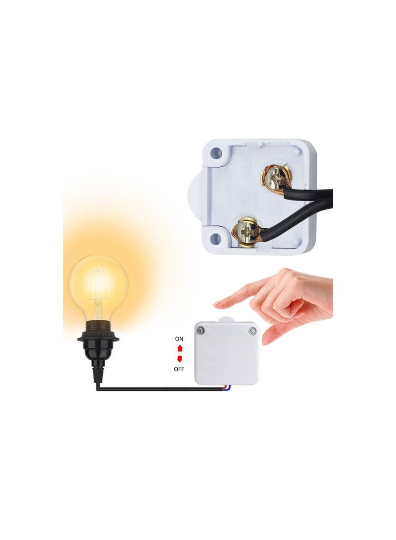 SYOSI Cabinet Door Switch, Cabinet Light Switch, Automatic Switch for Cupboards, Suitable for All Cabinets and Door Types, Various Lighting Devices, Electrical Devices and Transformers(4 Piece) - Image 2