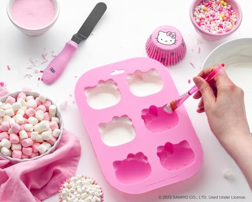 Handstand Kitchen Hello Kitty Hot Cocoa Bomb Making Set with Silicone Mold, Spatula and More! - Image 3