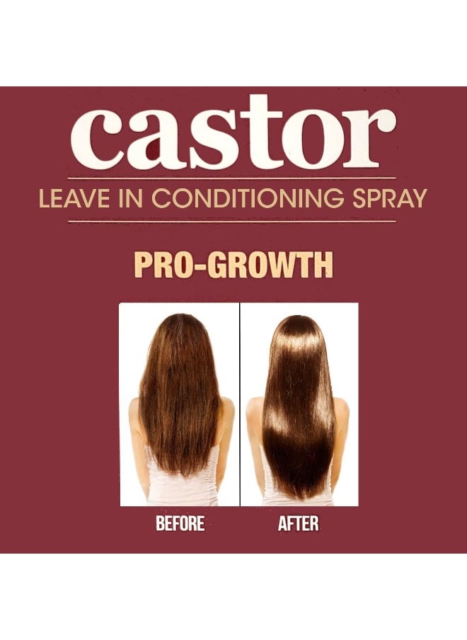 difeel - Castor Leave-In Conditioning Spray | Special Anti-Rinse Hair Treatment Spray | Pro-Growth Formula | For Longer, Stronger & Thicker Hair | 177Ml - Image 1