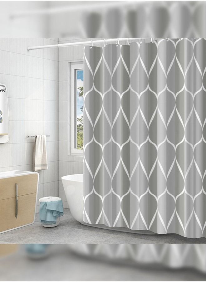 Haidue Polyester Waterproof Washable Shower Curtain  - Image 4