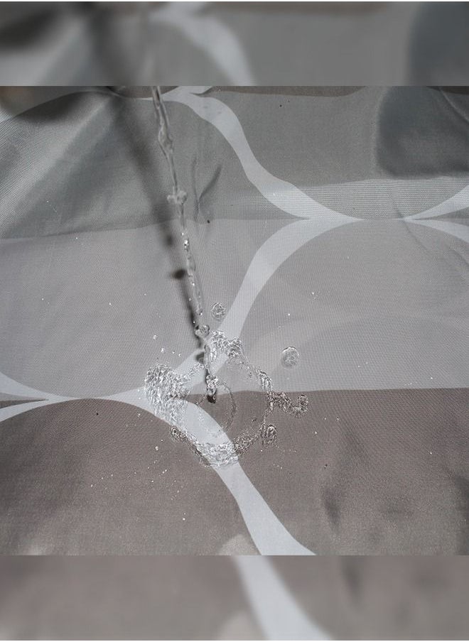 Haidue Polyester Waterproof Washable Shower Curtain  - Image 3