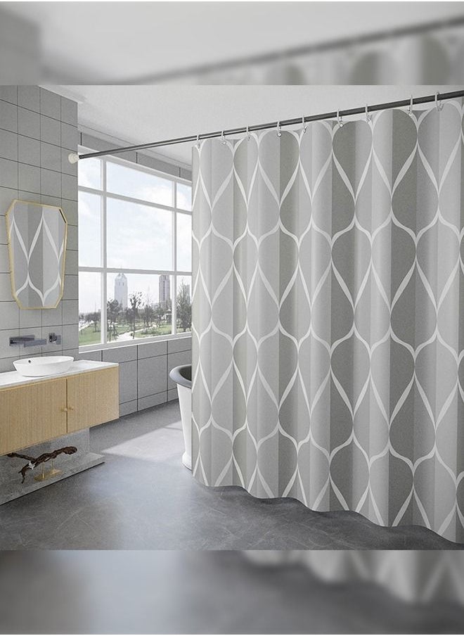 Haidue Polyester Waterproof Washable Shower Curtain  - Image 1
