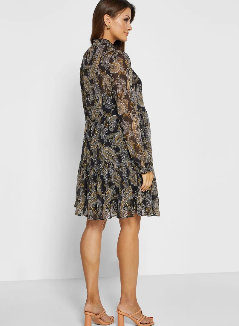 New Look Maternity Paisley Print Dress